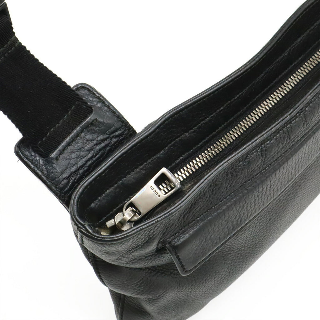 Gucci Soho Black Leather Shoulder Bag Sling Bag (Pre-Owned)