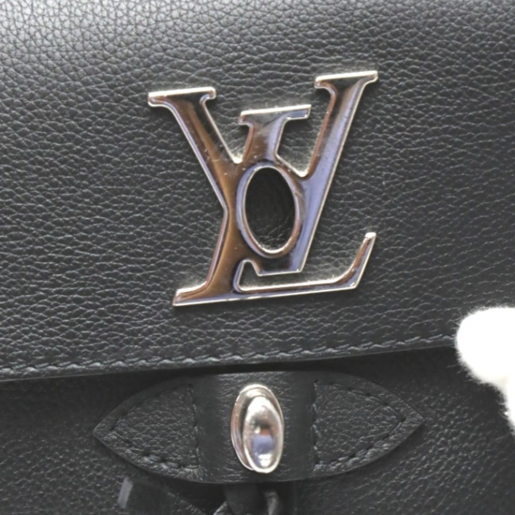 Louis Vuitton Black Noir Leather Backpack