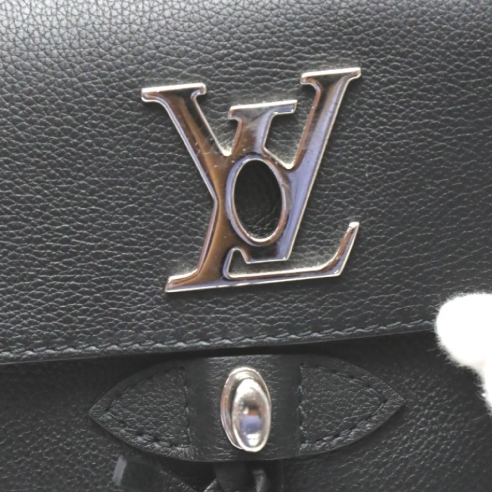 Louis Vuitton Black Noir Leather Backpack