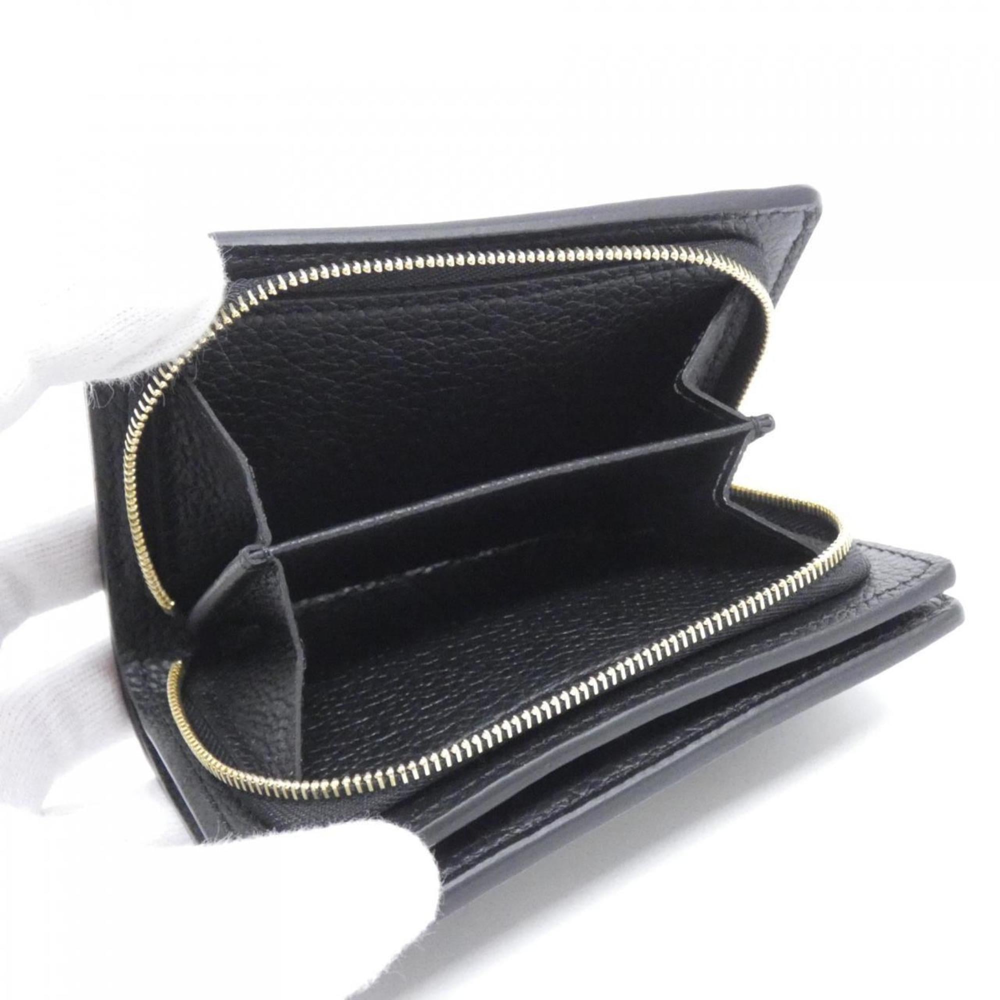 Louis Vuitton Black Leather Wallet