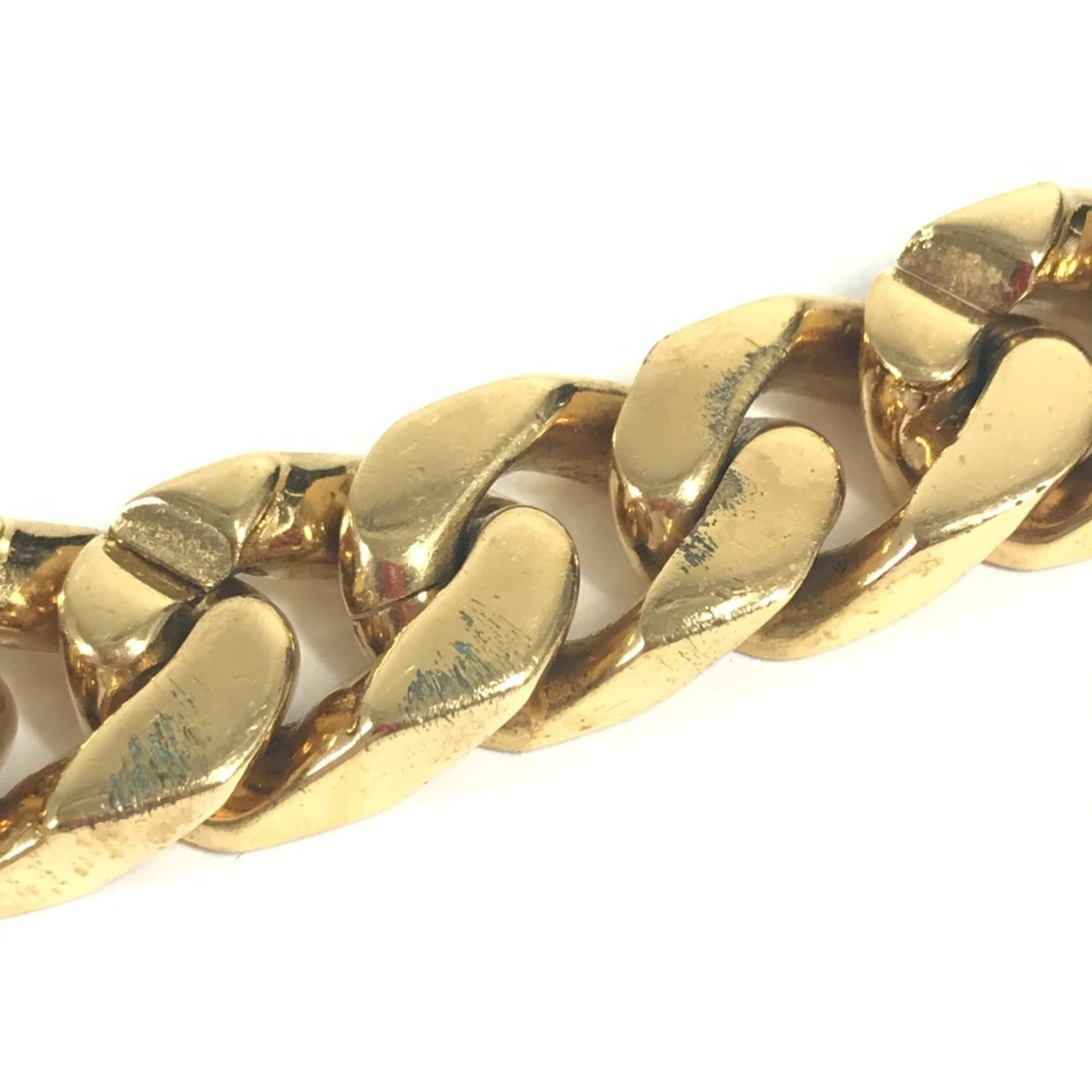 Louis Vuitton Monogram Gold Metal Charm Bracelet