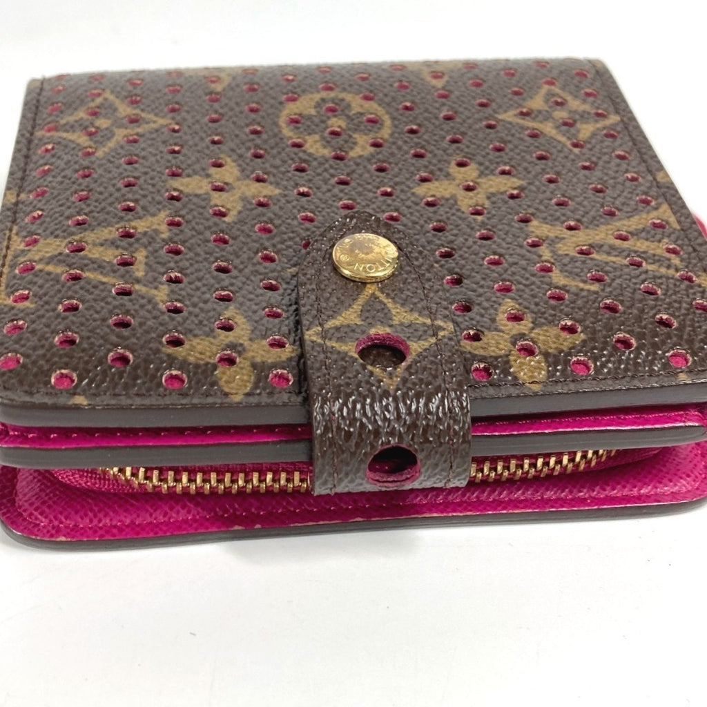 Louis Vuitton Monogram Fuchsia Pink Monogram Pink Monogram Perforated Wallet