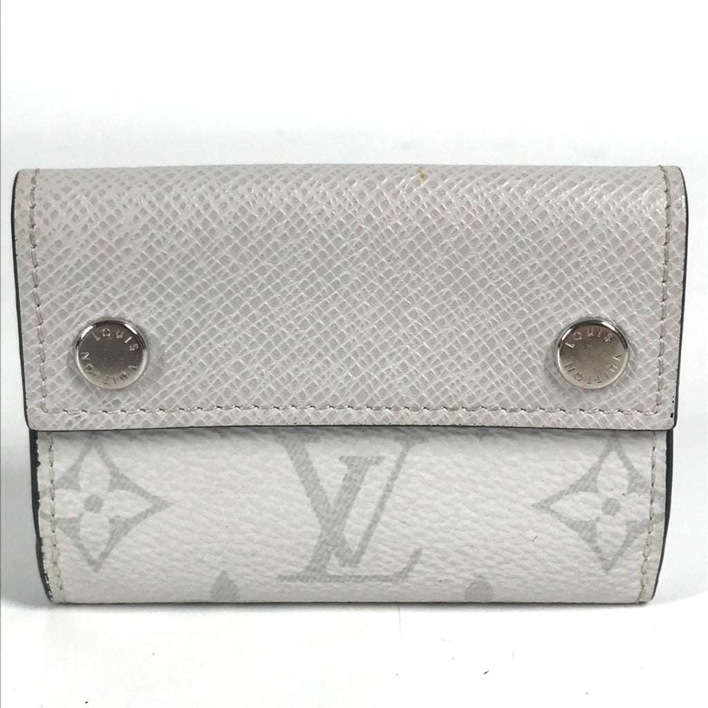 Louis Vuitton Taigarama Blanc White Taigarama Wallet (Tri-Fold)