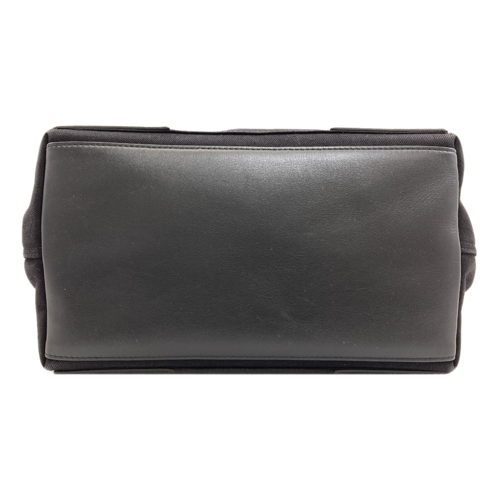 Balenciaga Black Canvas Handbag Pouch