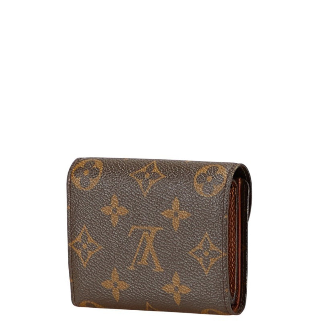 Louis Vuitton Monogram Brown Pvc Leather Wallet (Tri-Fold)