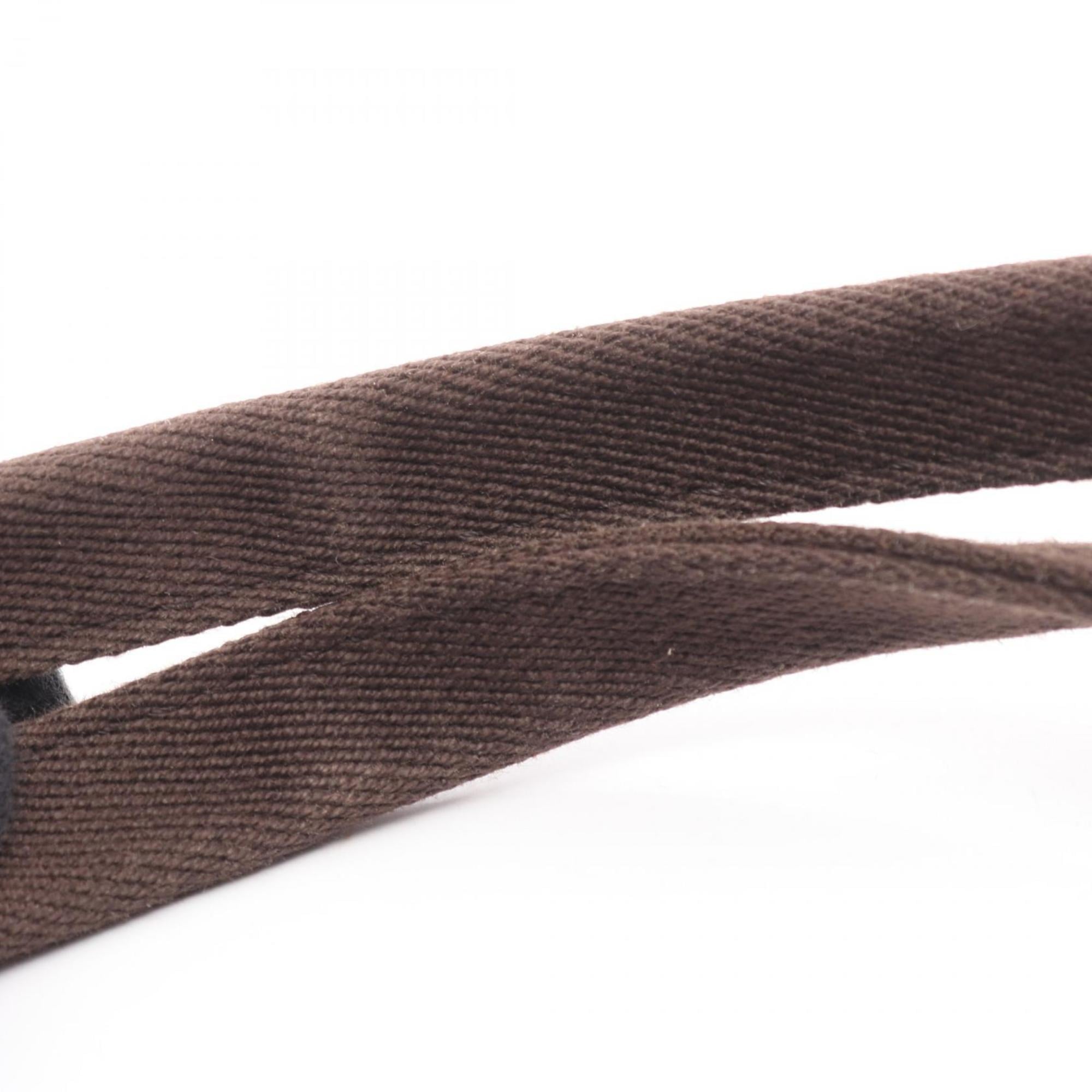 Louis Vuitton Brown Coated Canvas Leather Tote Bag