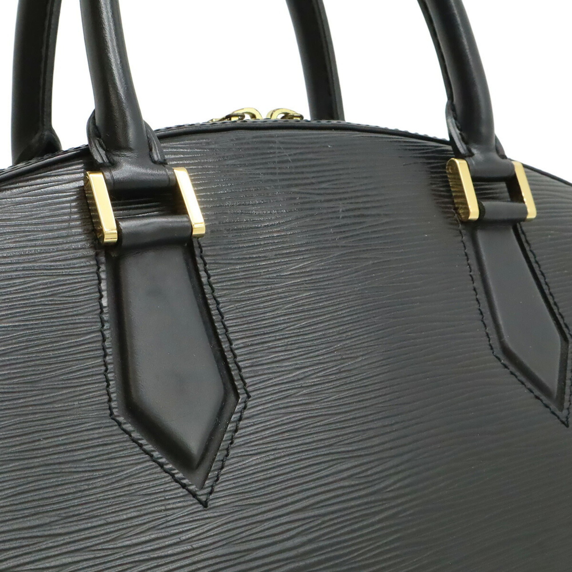 Louis Vuitton Noir Epi Leather Handbag