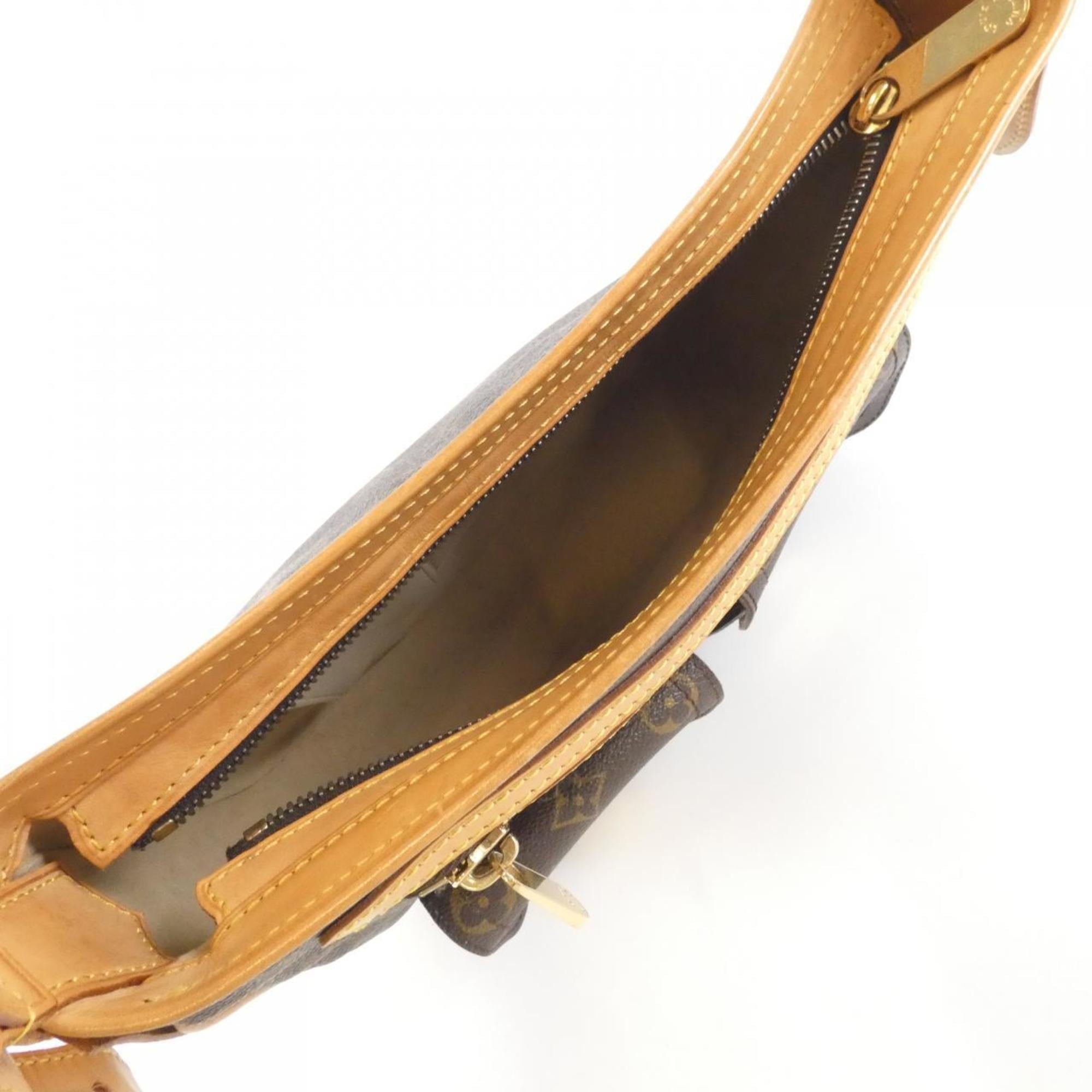 Louis Vuitton Marron Coated Canvas Shoulder Bag