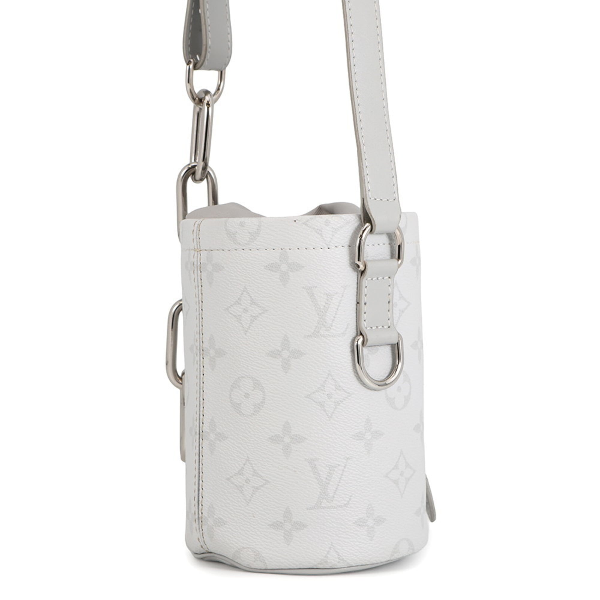 Louis Vuitton Gray Monogram White Monogram Shoulder Bag