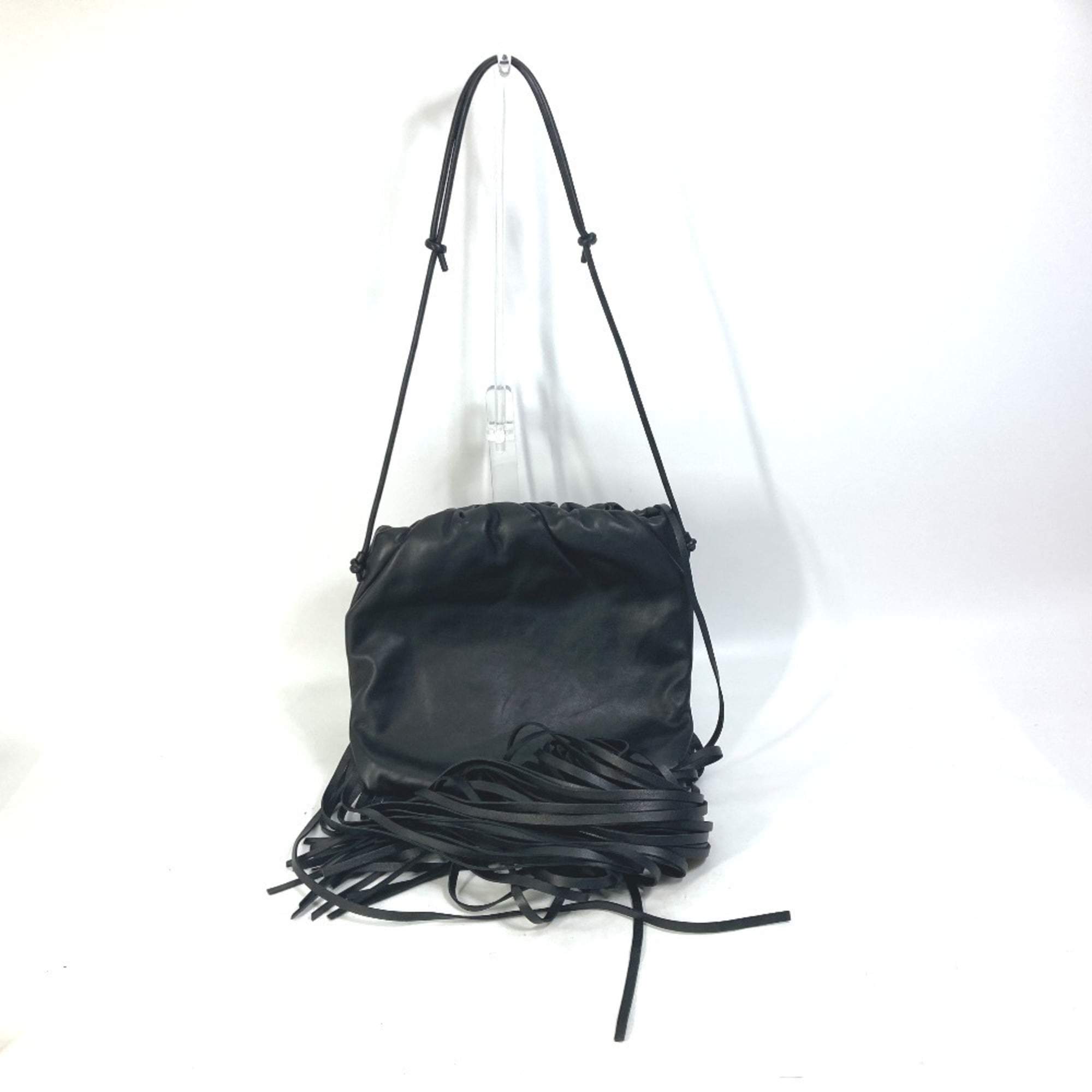 Bottega Veneta Black Leather Shoulder Bag