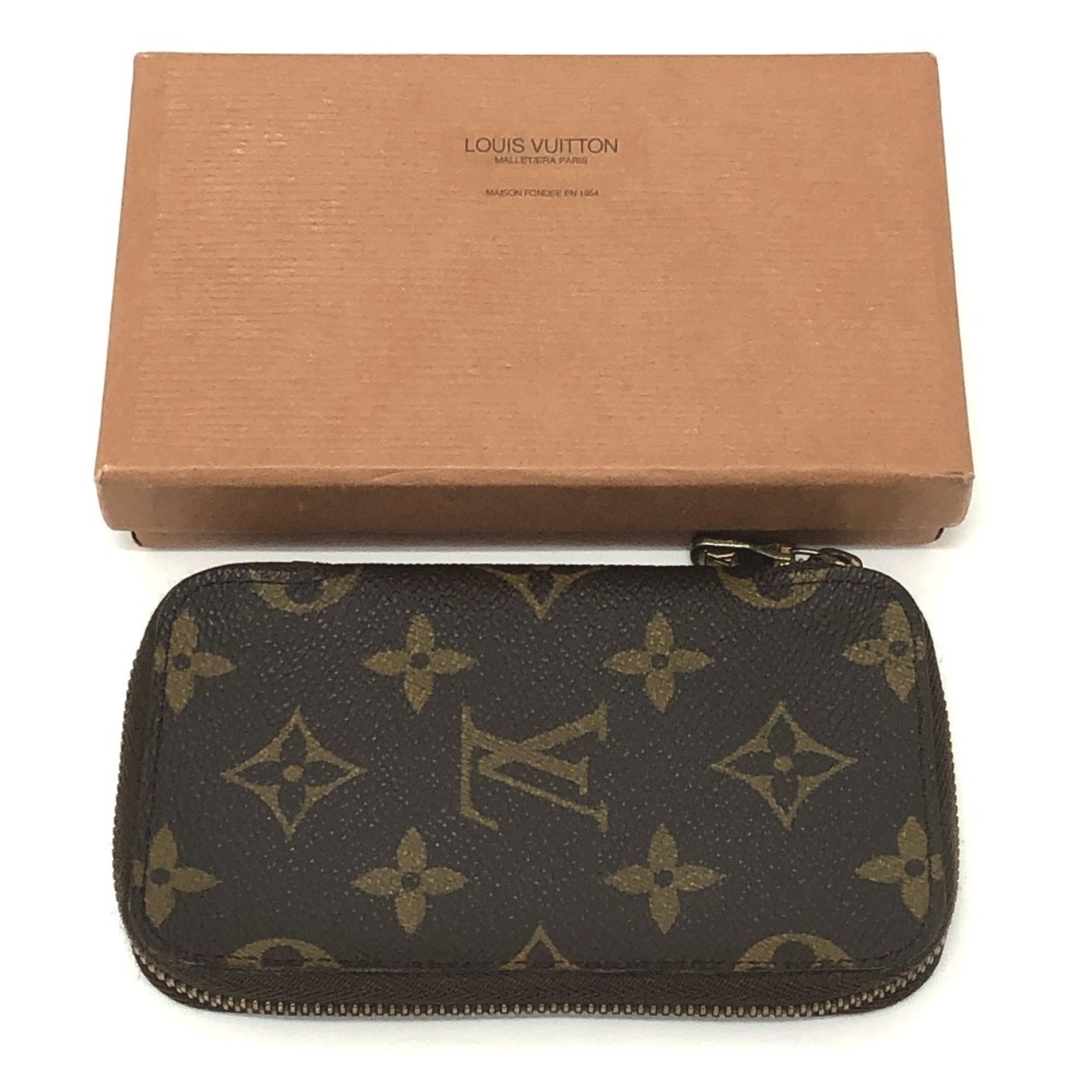 Louis Vuitton Black Brown Monogram Monogram Pochette