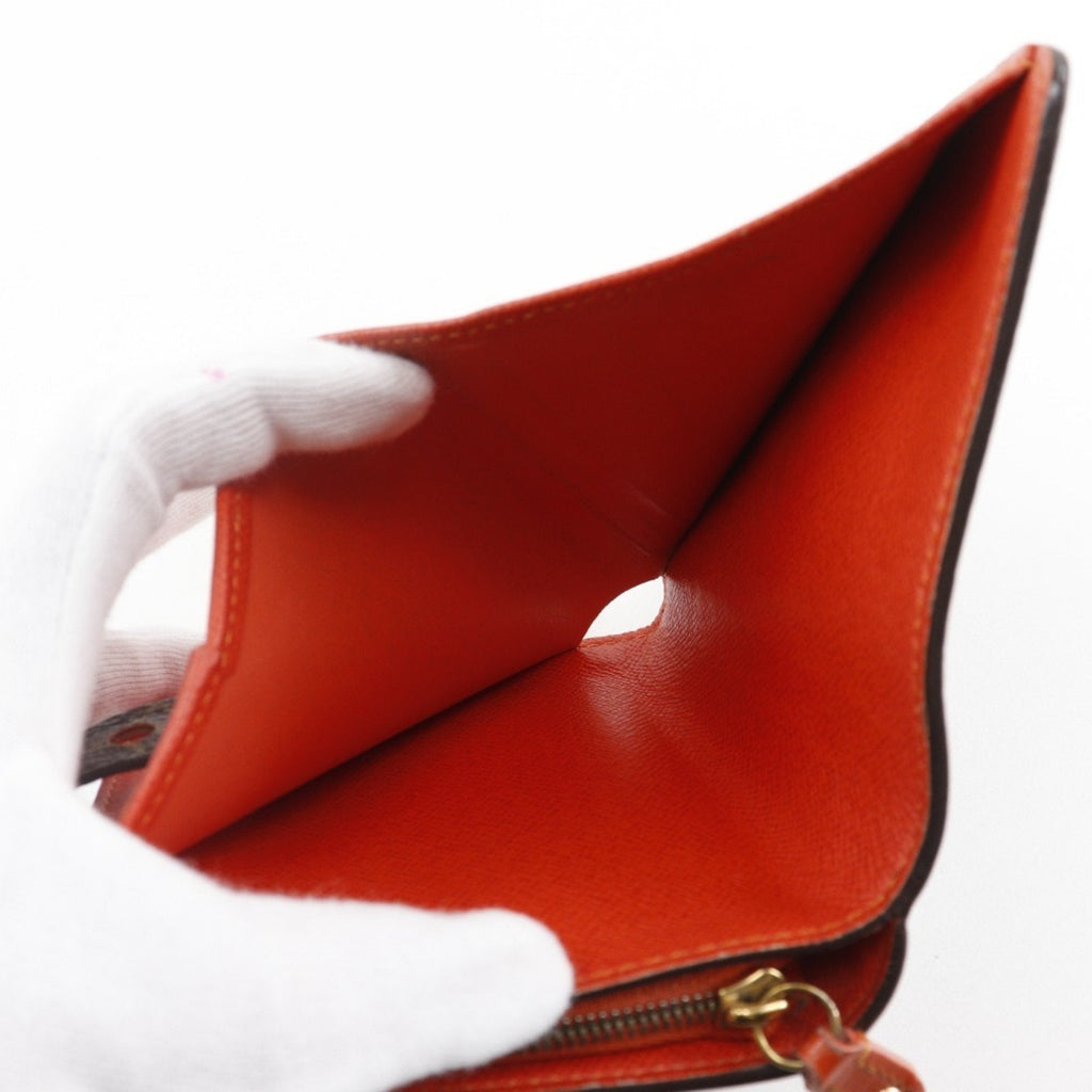 Louis Vuitton Lv Orange Orange Monogram Perforated Wallet