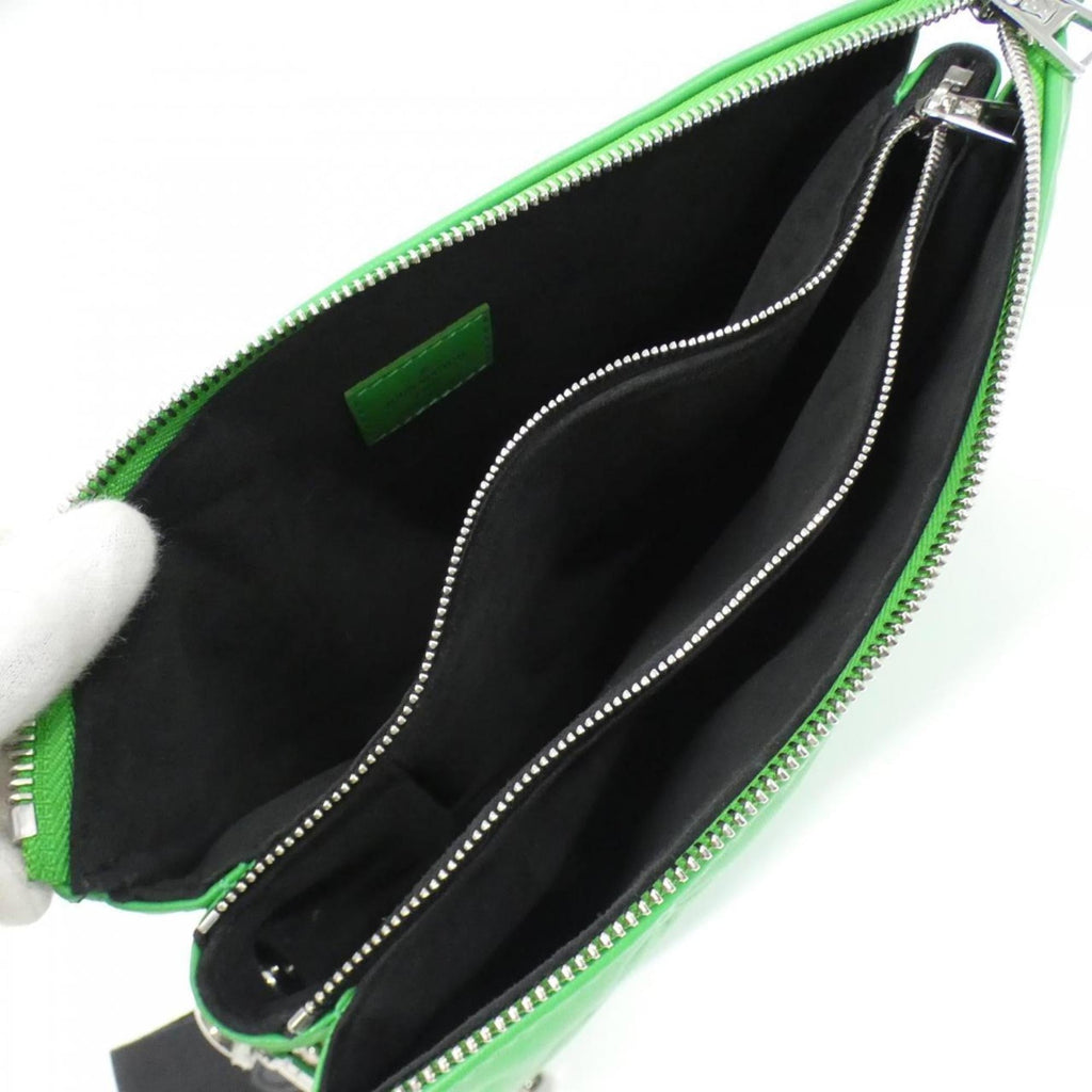 Louis Vuitton Green Leather Handbag