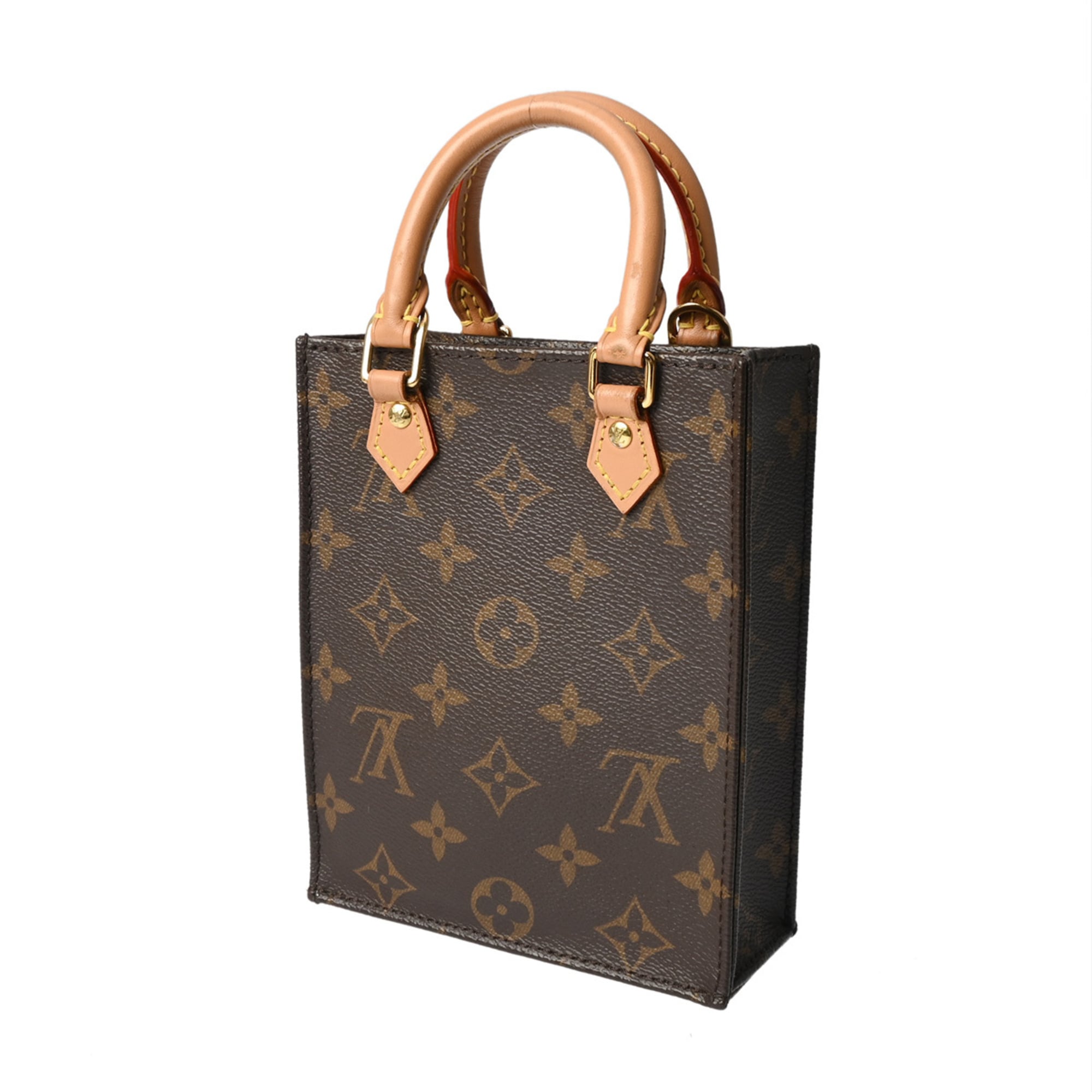 Louis Vuitton Brown Monogram Canvas Handbag