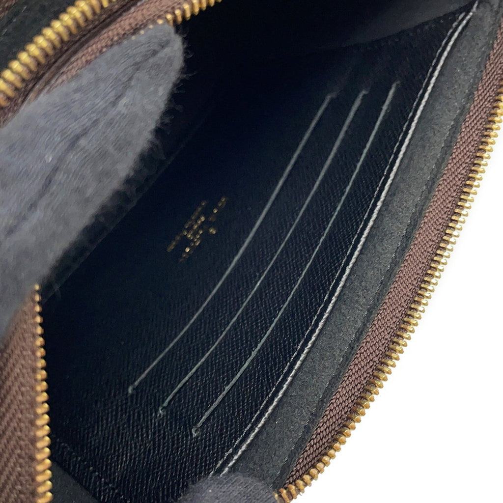 Louis Vuitton Noir Monogram Pochette Shoulder Bag