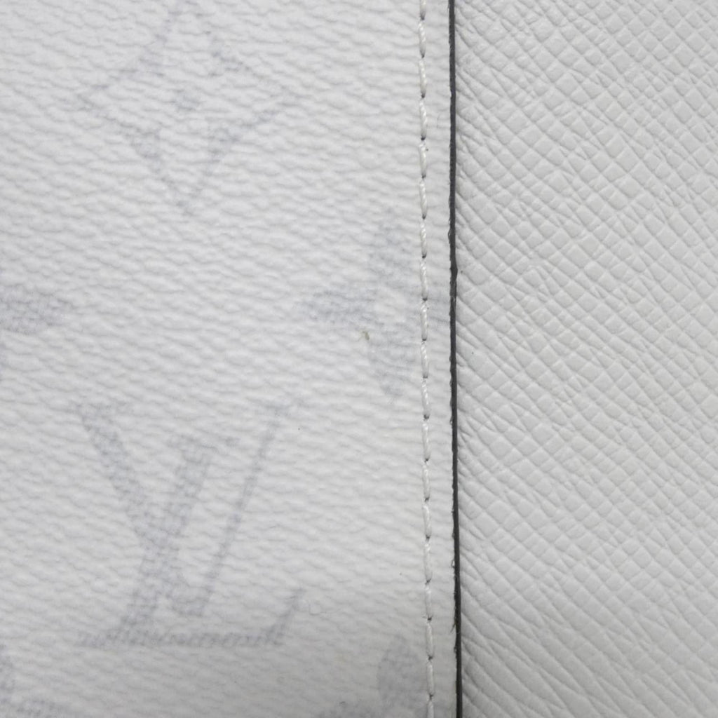 Louis Vuitton White Coated Canvas Shoulder Bag