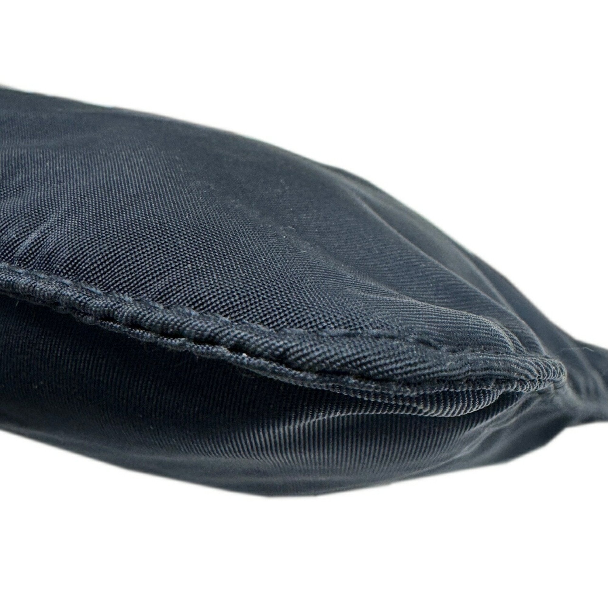 Prada Navy Nylon Pochette Shoulder Bag