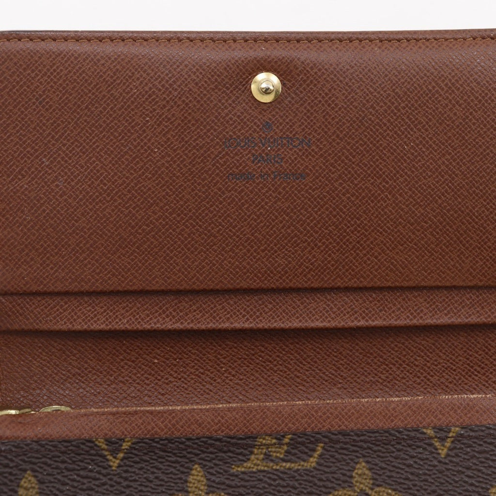 Louis Vuitton Brown Monogram Canvas Wallet