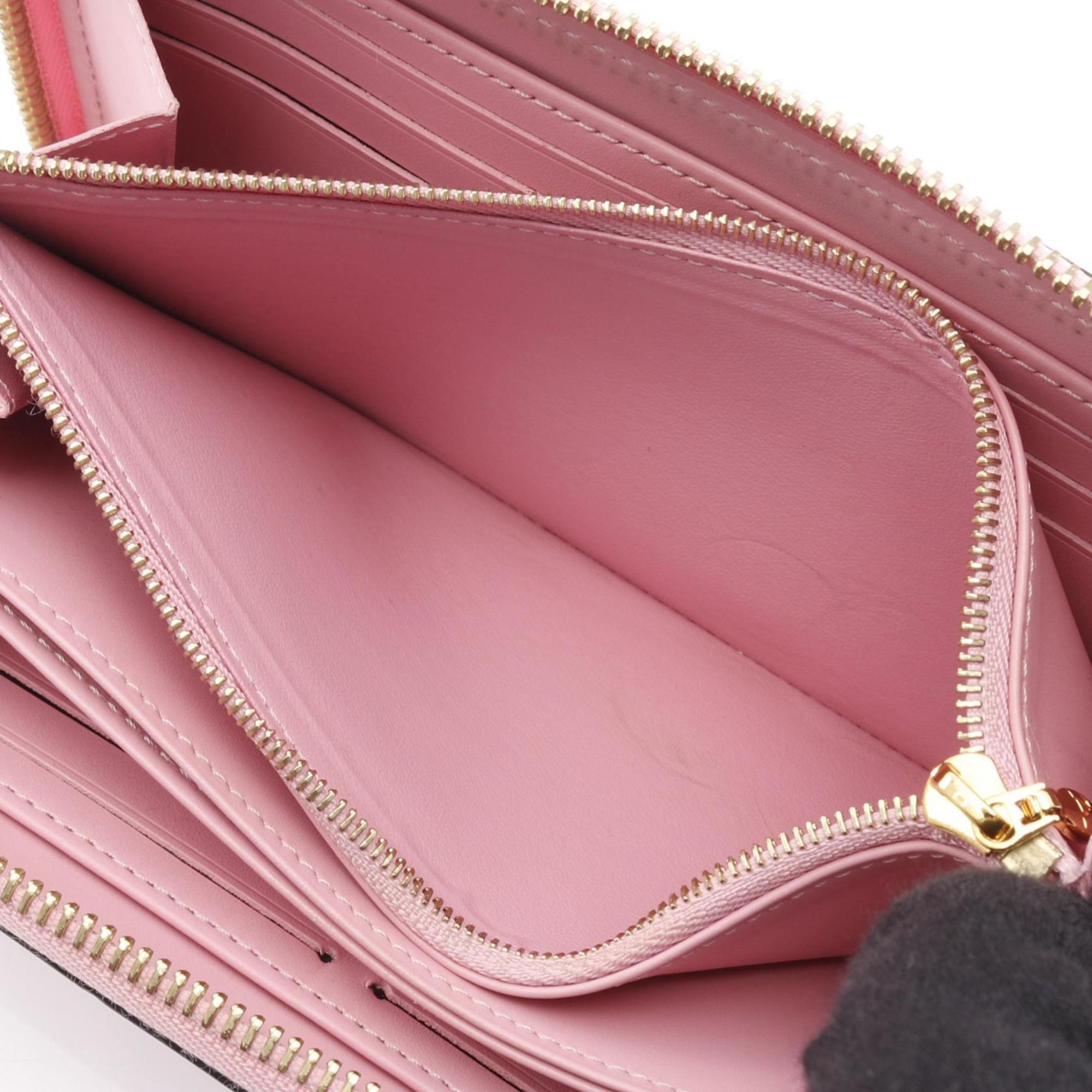 Louis Vuitton Pink Vernis Patent Leather Long Wallet