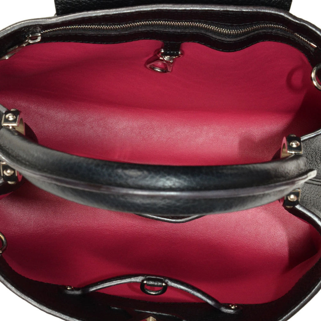Louis Vuitton Black Noir Leather Handbag