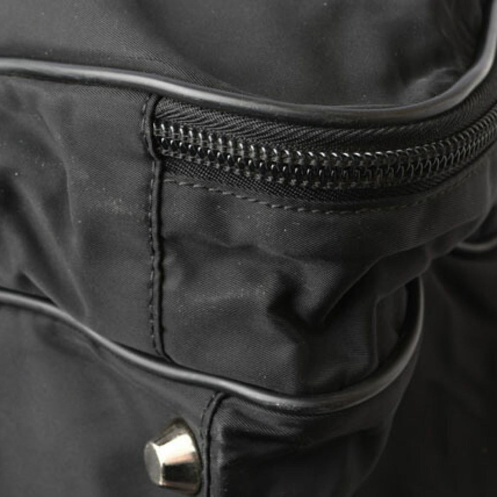 Prada Black Nero Nylon Boston Bag Shoulder Bag