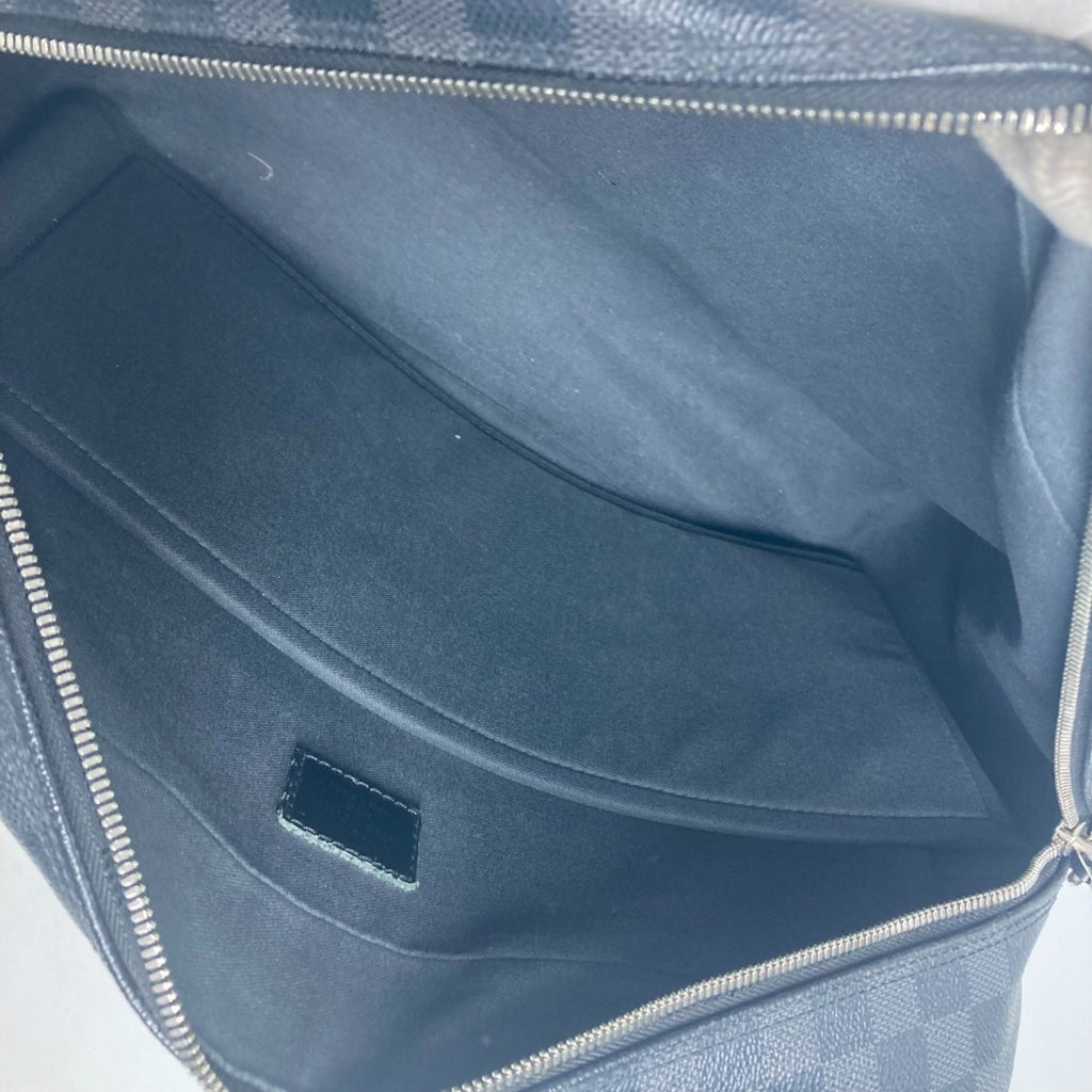 Louis Vuitton Black Damier Graphite Handbag Tote Bag