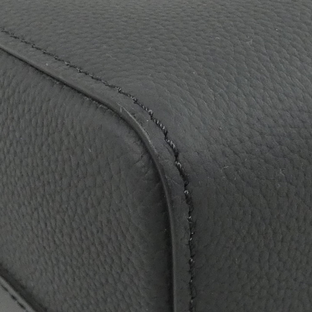 Louis Vuitton Black Leather Shoulder Bag