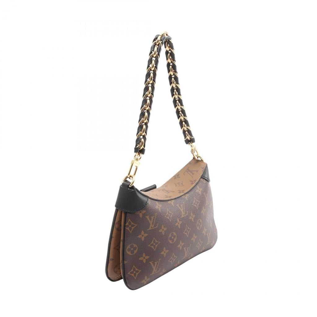 Louis Vuitton Brown Coated Canvas Monogram Reverse Pvc Leather Shoulder Bag