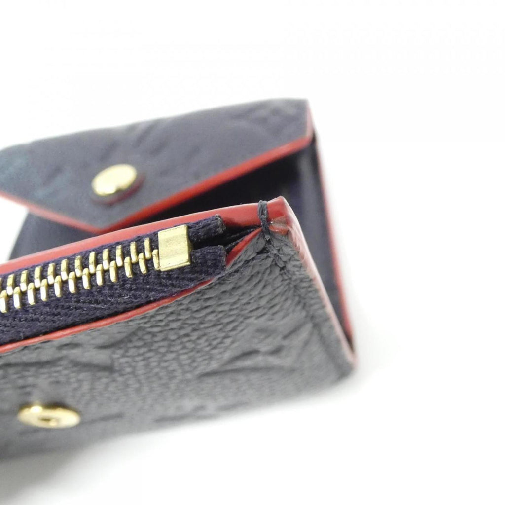 Louis Vuitton Black Leather Wallet (Tri-Fold)