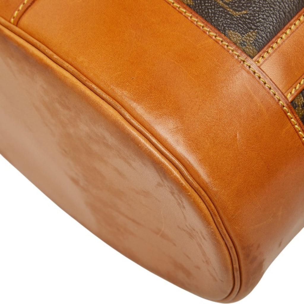 Louis Vuitton Brown Pvc Leather Shoulder Bag Sling Bag