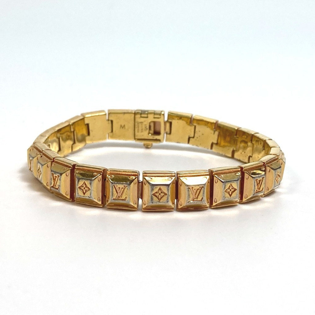 Louis Vuitton Gold Metal Tennis Bracelet