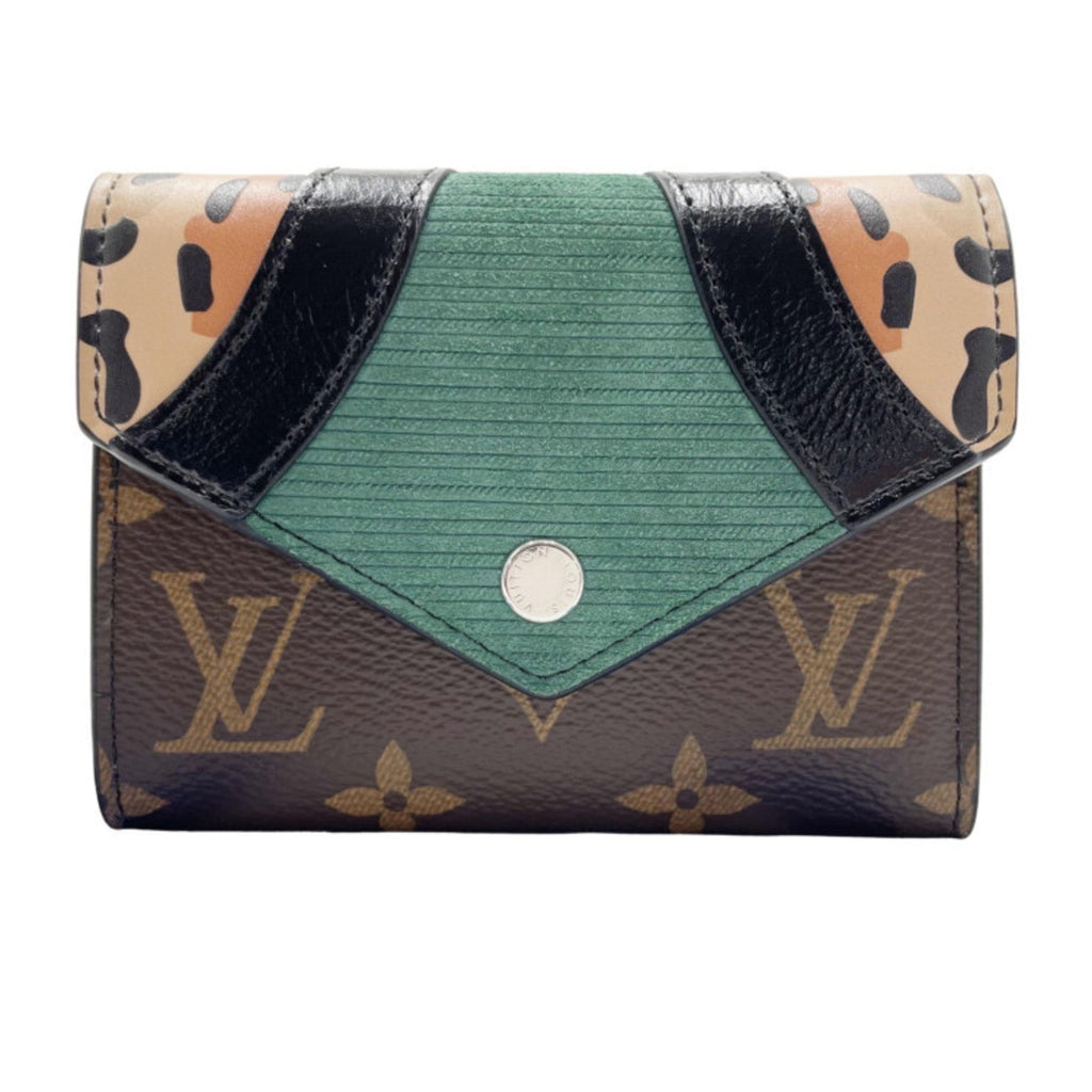 Louis Vuitton Brown Pvc Cuir Ombre Leather Wallet (Tri-Fold)