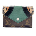 Louis Vuitton Brown Pvc Cuir Ombre Leather Wallet (Tri-Fold)