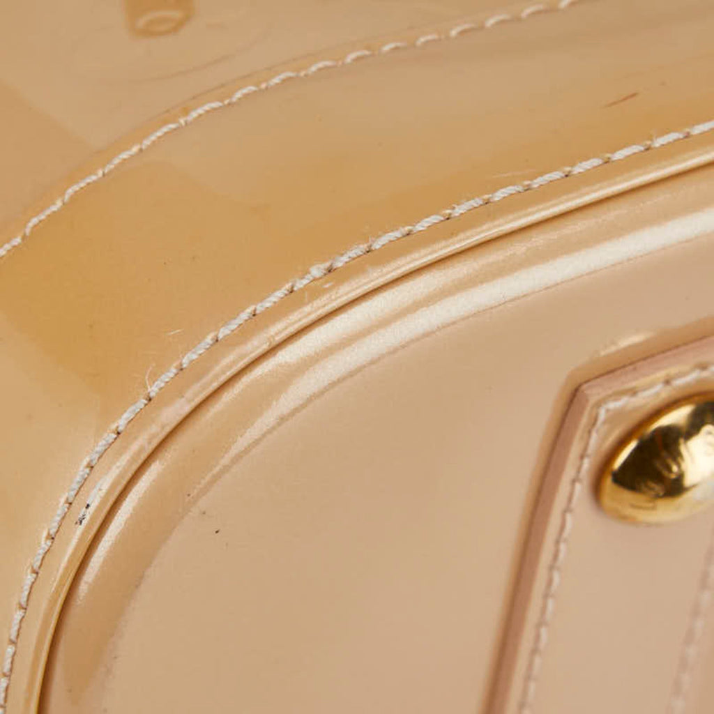 Louis Vuitton Beige Poodle Monogram Vernis Handbag