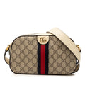 Gucci Beige Ivory Gg Supreme Shoulder Bag (Pre-Owned)