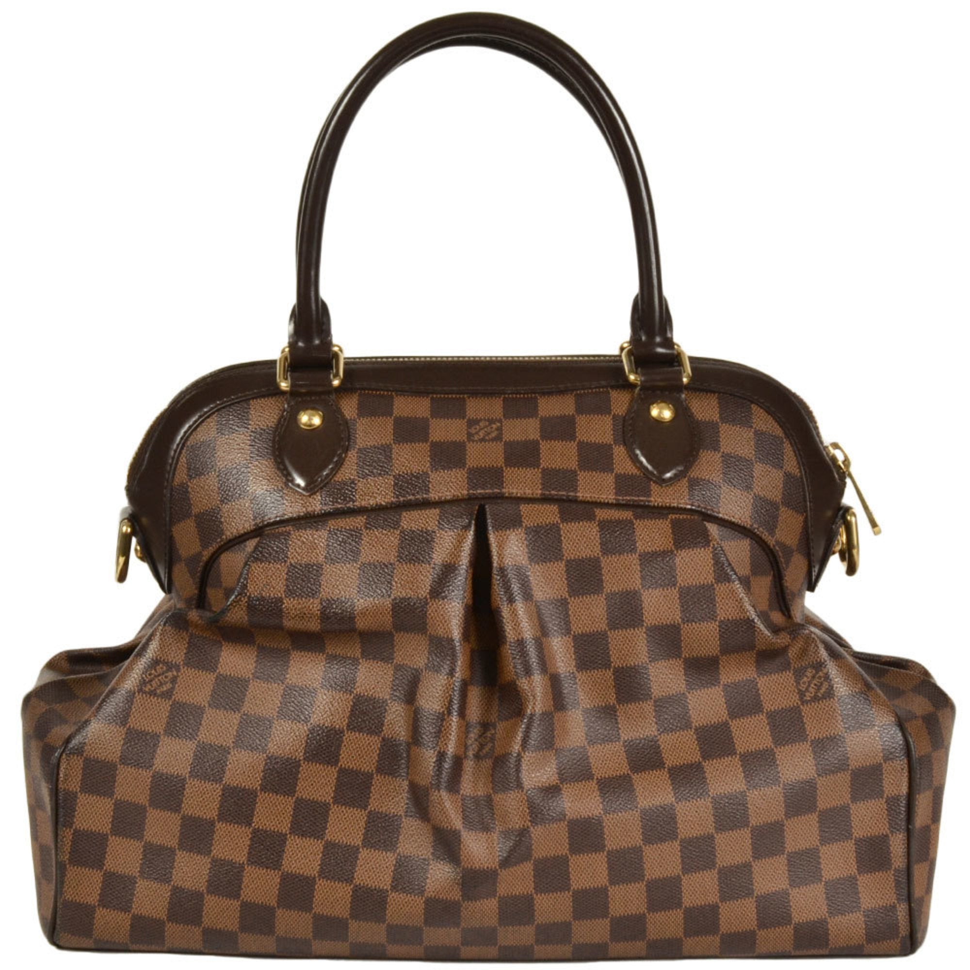 Louis Vuitton Ebene Damier Canvas Handbag