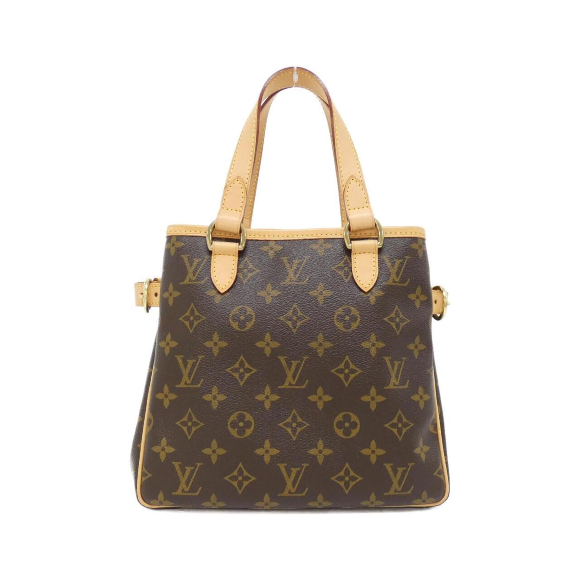 Louis Vuitton Brown Marron Coated Canvas Handbag