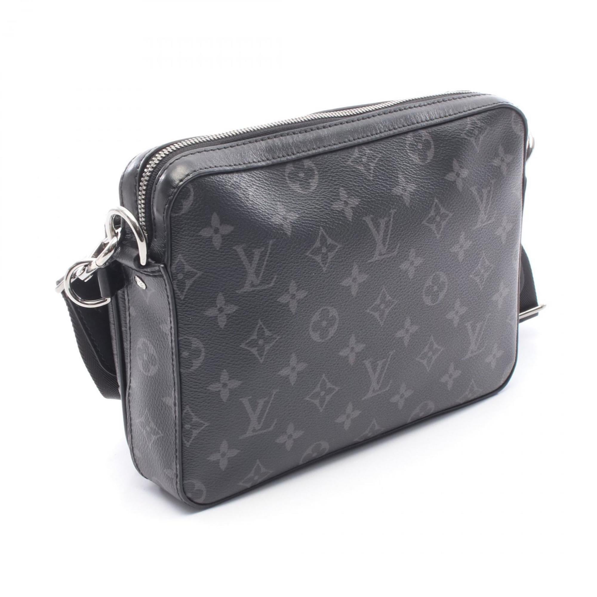 Louis Vuitton Black Gray Monogram Eclipse Shoulder Bag