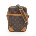 Louis Vuitton Brown Pvc Monogram Coated Canvas Leather Shoulder Bag