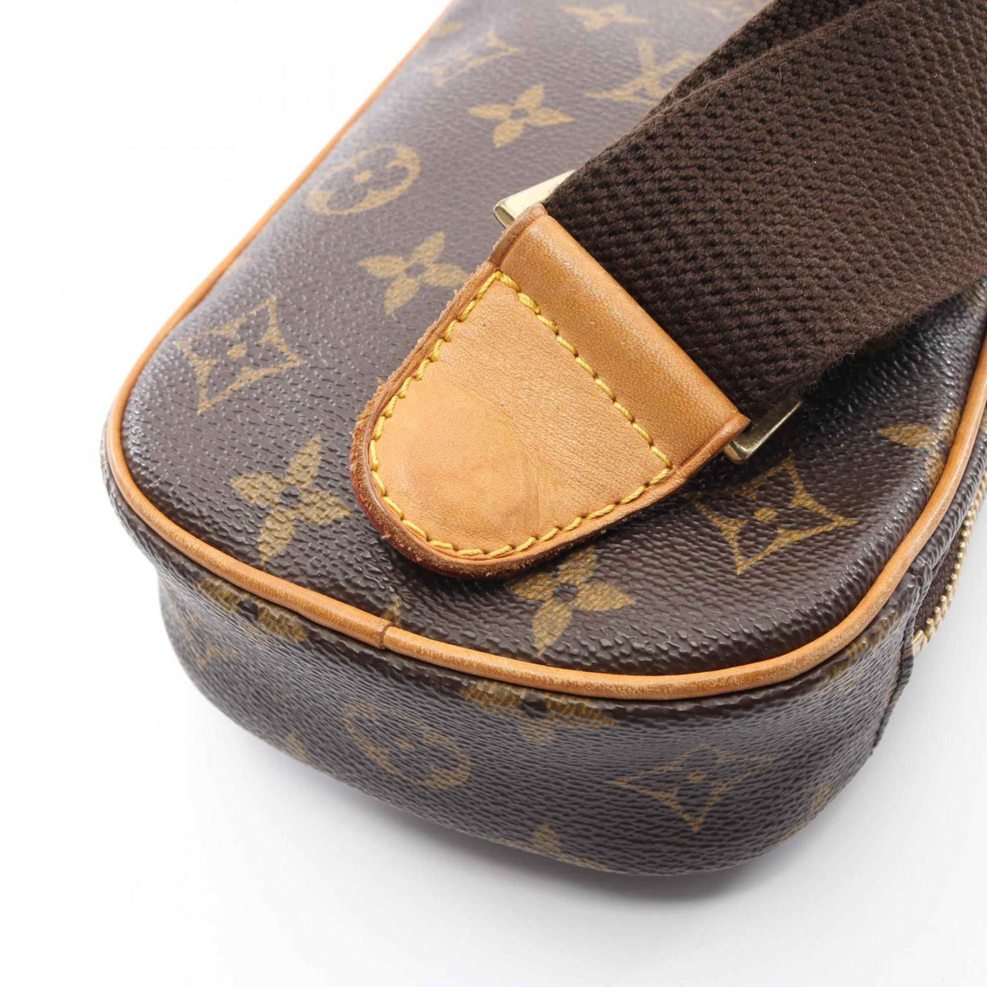 Louis Vuitton Brown Monogram Coated Canvas Leather Fanny Pack Sling Bag