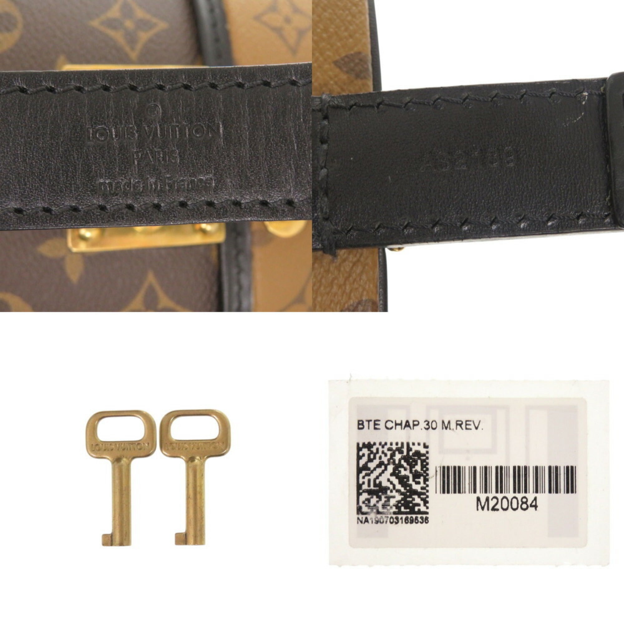 Louis Vuitton Brown Monogram Reverse Monogram Handbag