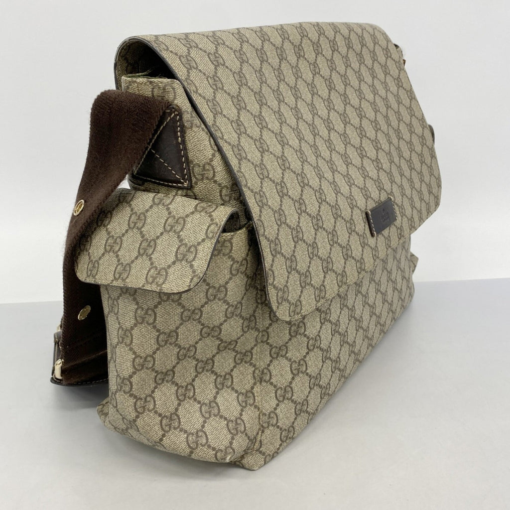 Gucci Brown Pvc Shoulder Bag (Pre-Owned)