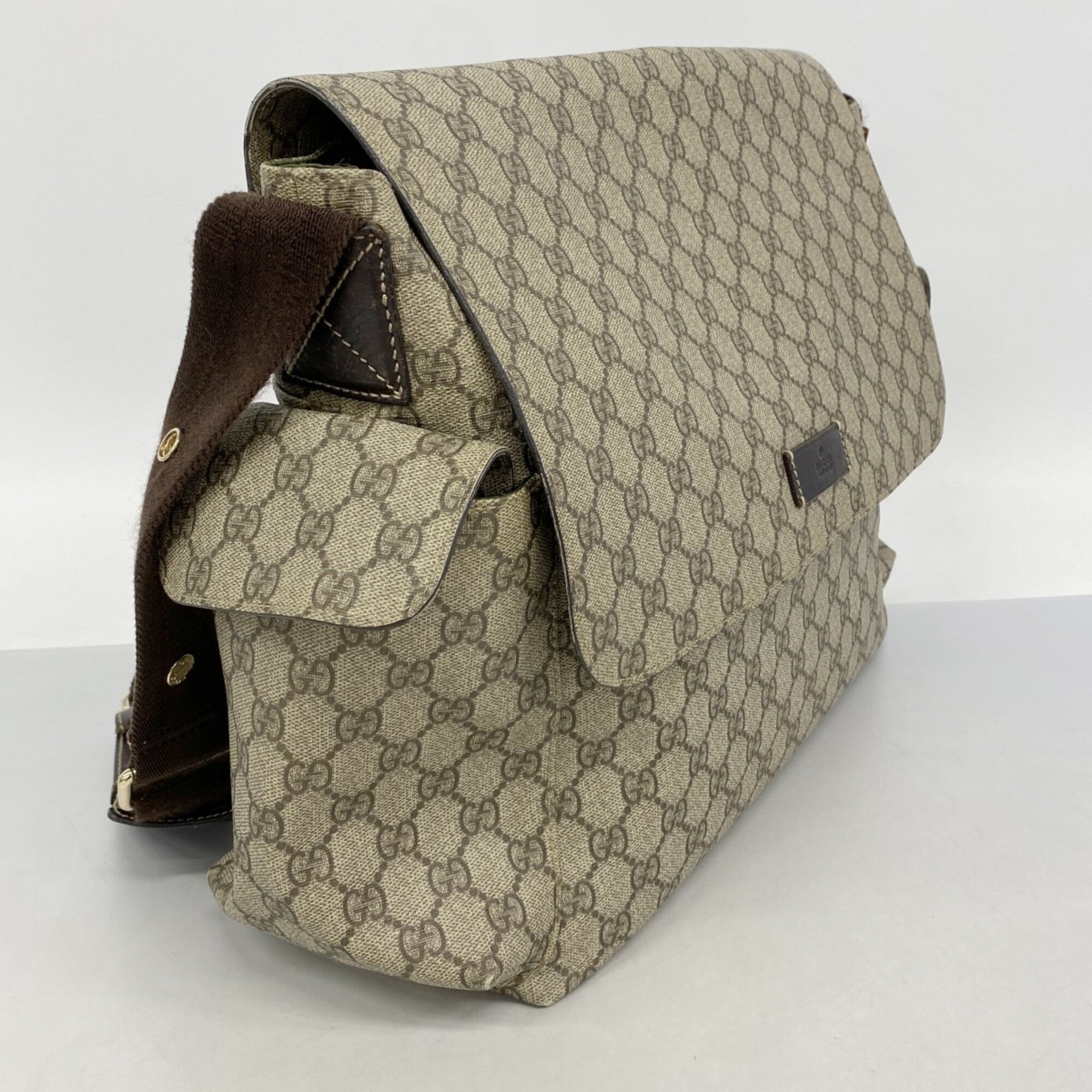 Gucci Brown Pvc Shoulder Bag (Pre-Owned)