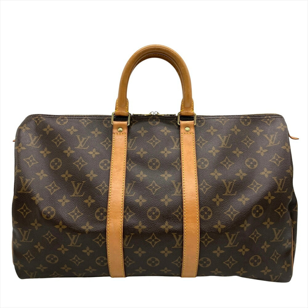 Louis Vuitton Brown Monogram Canvas Boston Bag