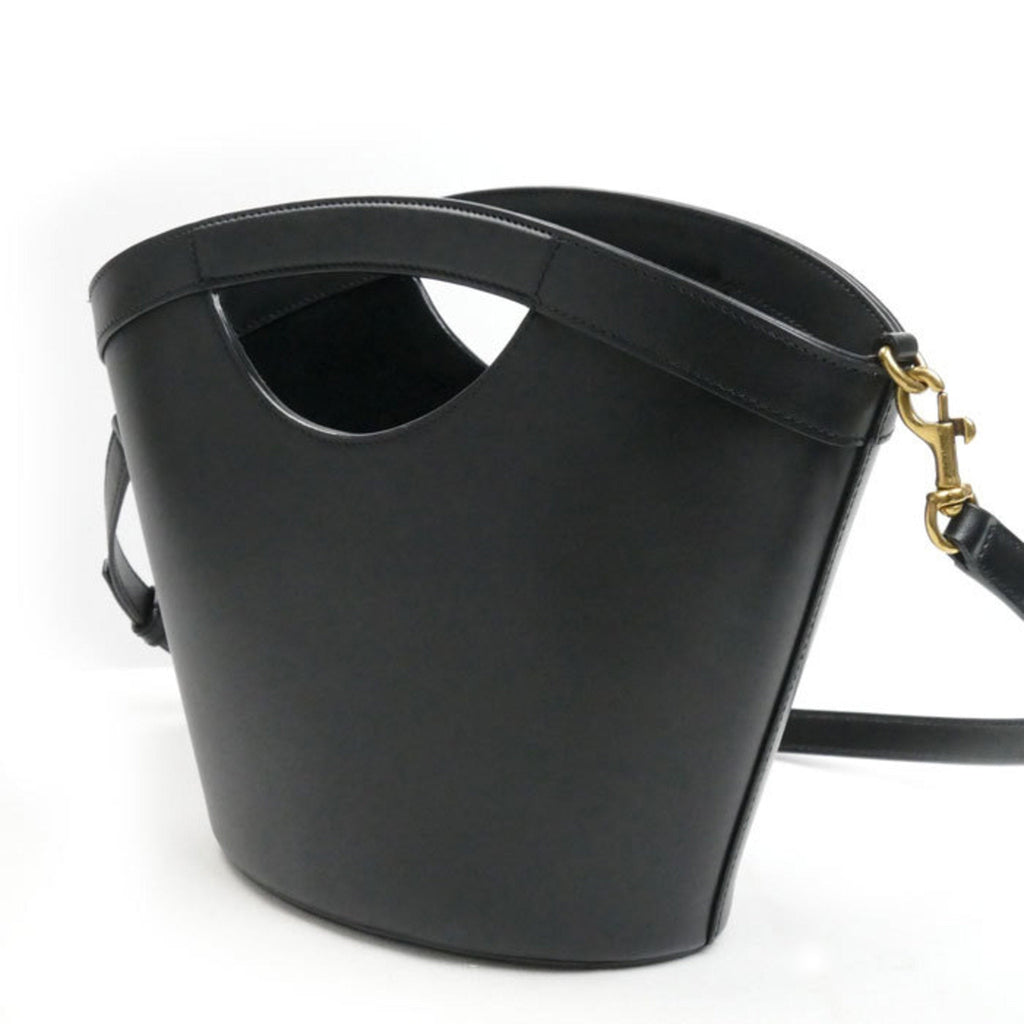 Saint Laurent Black Leather Shoulder Bag (Pre-Owned)