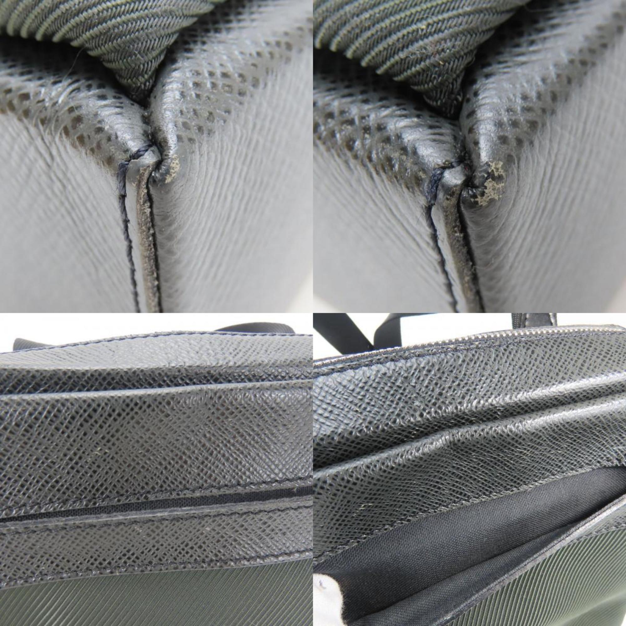 Louis Vuitton Ardoise Moss Green Taiga Leather Shoulder Bag
