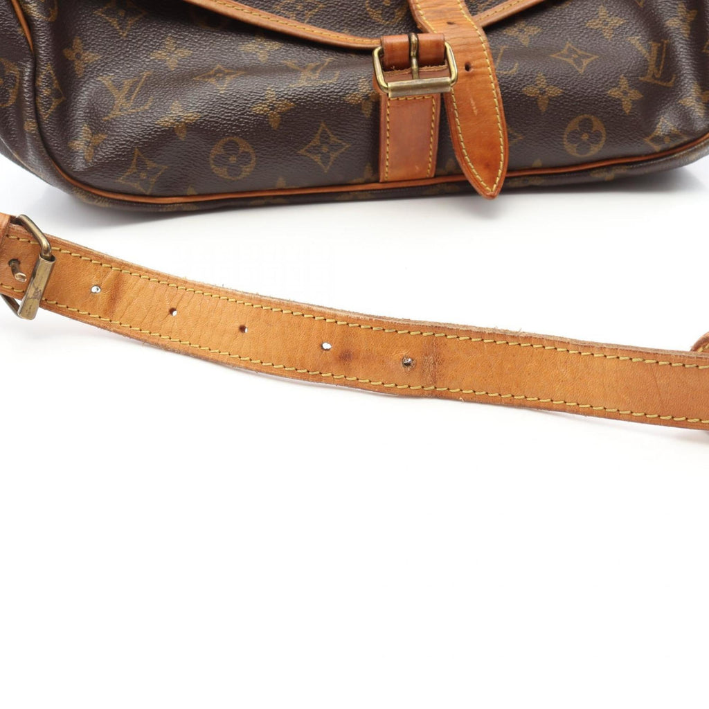 Louis Vuitton Brown Coated Canvas Pvc Leather Monogram Shoulder Bag