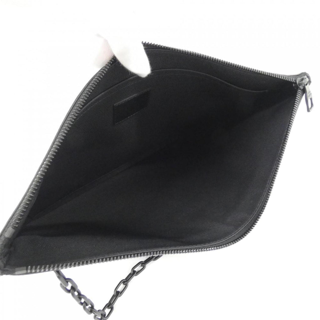 Louis Vuitton Black Multi-Color Leather Handbag Pochette
