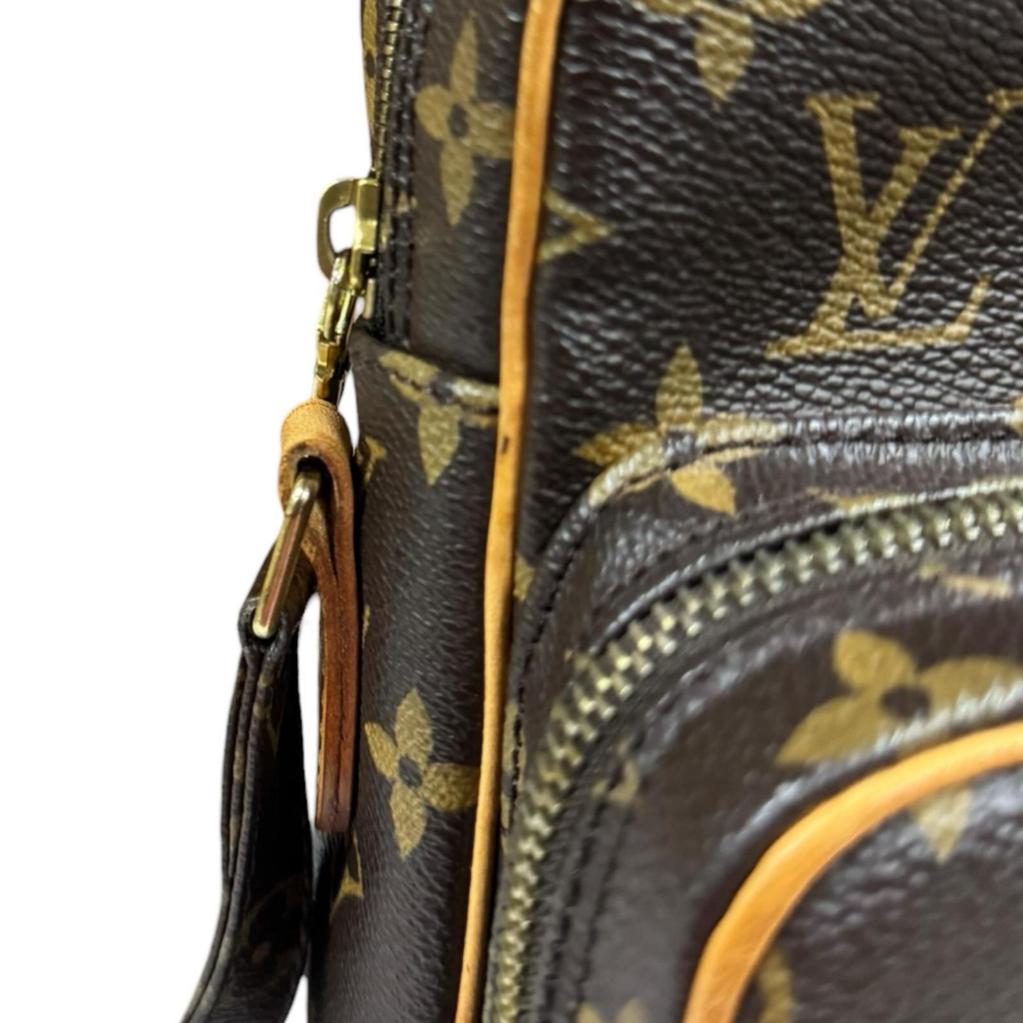 Louis Vuitton Brown Monogram Canvas Shoulder Bag