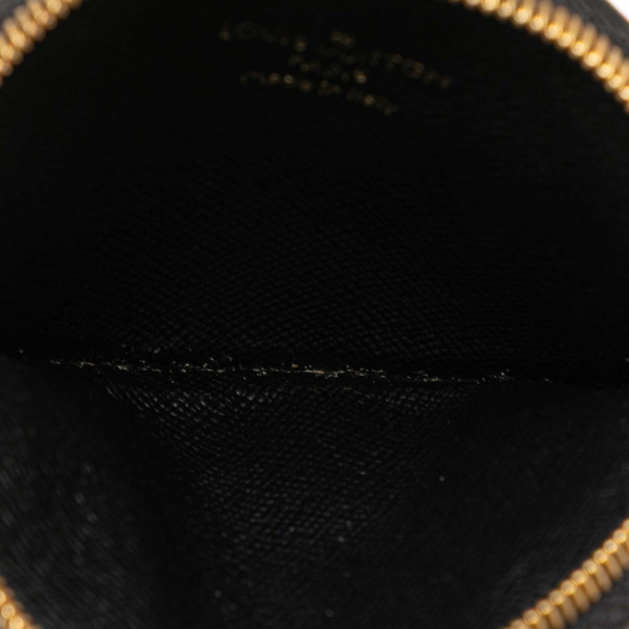 Louis Vuitton Black Noir Leather Pochette Shoulder Bag